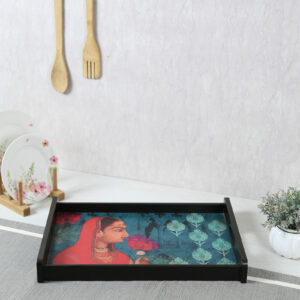 T-4 Monark Tray Flower Print