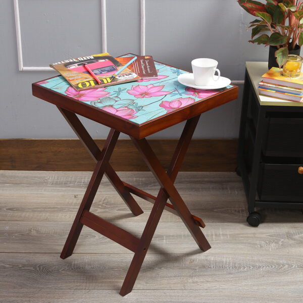 F-2 Side Table Flower Print